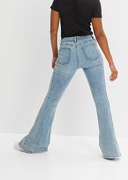 Flared jeans met splitten, RAINBOW