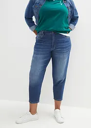 Stretch mom jeans met biologisch katoen, cropped, bonprix