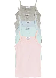 Meisjes hemd (set van 5), bonprix