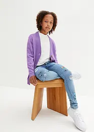 Meisjes skinny jeans, mid waist, bonprix