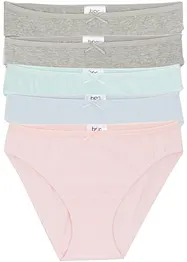 Meisjes slip (set van 5), bonprix