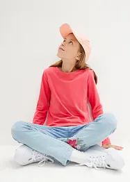 Meisjes longsleeve van katoen (set van 3), bonprix