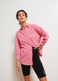 Lange oversized blouse van mousseline, RAINBOW