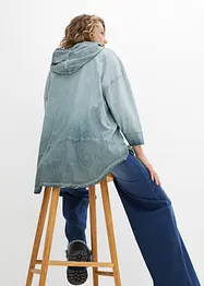 Oversized shirt van materiaalmix, bonprix