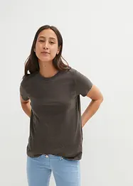Zwangerschapsshirt / voedingsshirt (set van 2) van biologisch katoen, bonprix