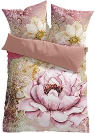Dubbelzijdig dekbedovertrek met bloemen, bpc living bonprix collection