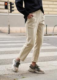 Twill broek met utility zakken en comfortband, bpc bonprix collection