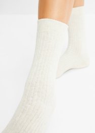 Thermo sokken (4 paar) met frotté binnenin en geribde look, bpc bonprix collection