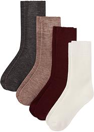 Thermo sokken (4 paar) met frotté binnenin, bpc bonprix collection