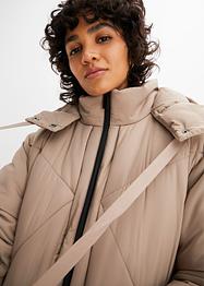 Lange puffer jas in oversized model met ritssluiting opzij, bpc bonprix collection
