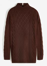 Oversized trui met opstaande kraag, bpc bonprix collection