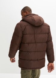 Gewatteerde jas met afneembare capuchon van gerecycled polyester, bpc bonprix collection