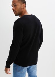 Wollen trui met Good Cashmere Standard® en ronde hals, bpc selection premium