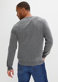 Wollen trui met Good Cashmere Standard® en V-hals, bpc selection premium