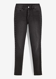 Stretch jeans met studs, BODYFLIRT