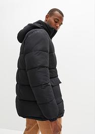 Gewatteerde jas met afneembare capuchon van gerecycled polyester, bpc bonprix collection