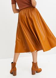 Imitatieleren midi rok, bpc selection premium