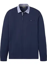 Piqué poloshirt met lange mouwen, bonprix