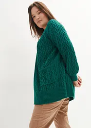 Lang vest met zakken, bonprix