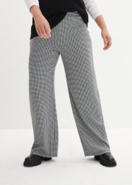 Jersey broek met pied-de-poule, bpc bonprix collection
