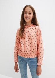 Meisjes blouse met opstaande kraag, bpc bonprix collection