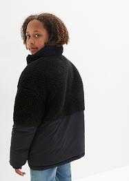 Meisjes winterjas met teddy, bpc bonprix collection