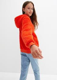 Meisjes teddy fleece hoodie, bpc bonprix collection