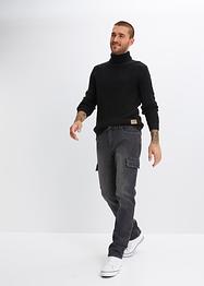 Regular fit stretch thermojeans, straight, John Baner JEANSWEAR