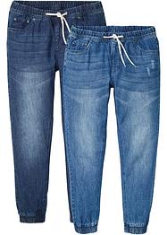 Regular fit instapjeans (set van 2), straight, RAINBOW