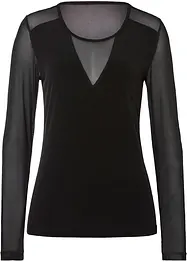 Longsleeve met mesh, bonprix