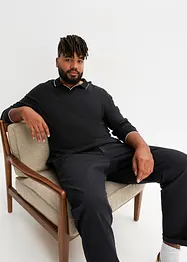 Poloshirt met lange mouwen van biologisch katoen, lange mouw, bonprix