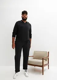 Poloshirt met lange mouwen van biologisch katoen, lange mouw, bonprix