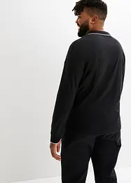 Poloshirt met lange mouwen van biologisch katoen, lange mouw, bonprix