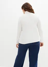 Stretch colshirt, lange mouw, bonprix