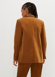 Corduroy blazer met opgestikte zakken en biologisch katoen, bpc bonprix collection