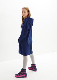 Meisjes sweatjurk met capuchon van biologisch katoen, bpc bonprix collection