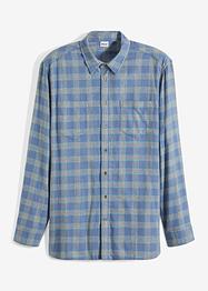Flanellen overhemd met comfort fit en lange mouwen, John Baner JEANSWEAR