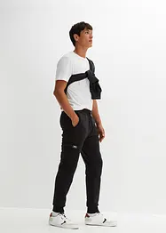 Thermo joggingbroek met cargozakken en teddy voering, bonprix