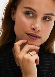 Ring met kristallen, bpc bonprix collection