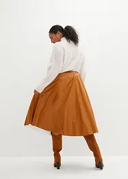 Imitatieleren midi rok, bonprix