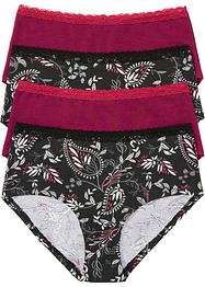 Maxi hipster (set van 4) met biologisch katoen, bpc bonprix collection
