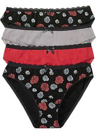Slip (set van 4) met biologisch katoen, bpc bonprix collection