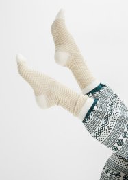Gebreide sokken (3 paar) met gerecycled polyester, bpc bonprix collection