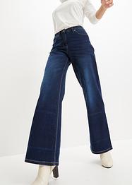 Stretch jeans met extra wijde pijpen en comfortband, bpc bonprix collection