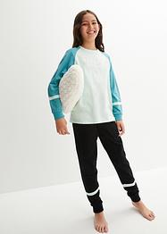 Meisjes pyjama met raglanmouwen (2-dlg. set), bpc bonprix collection