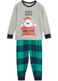 Kinderen pyjama met flanellen broek (2-dlg. set), bpc bonprix collection