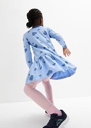 Meisjes jersey jurk met harten, bpc bonprix collection
