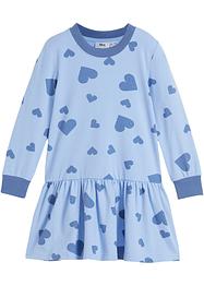 Meisjes jersey jurk met harten, bpc bonprix collection