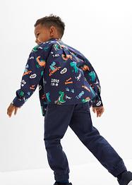 Jongens overhemd met dino's en lange mouwen, slim fit, bpc bonprix collection