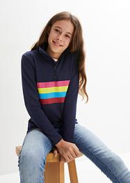 Meisjes thermoshirt met lange mouwen en opstaande kraag, bpc bonprix collection